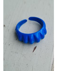 Ring kobaltblauw